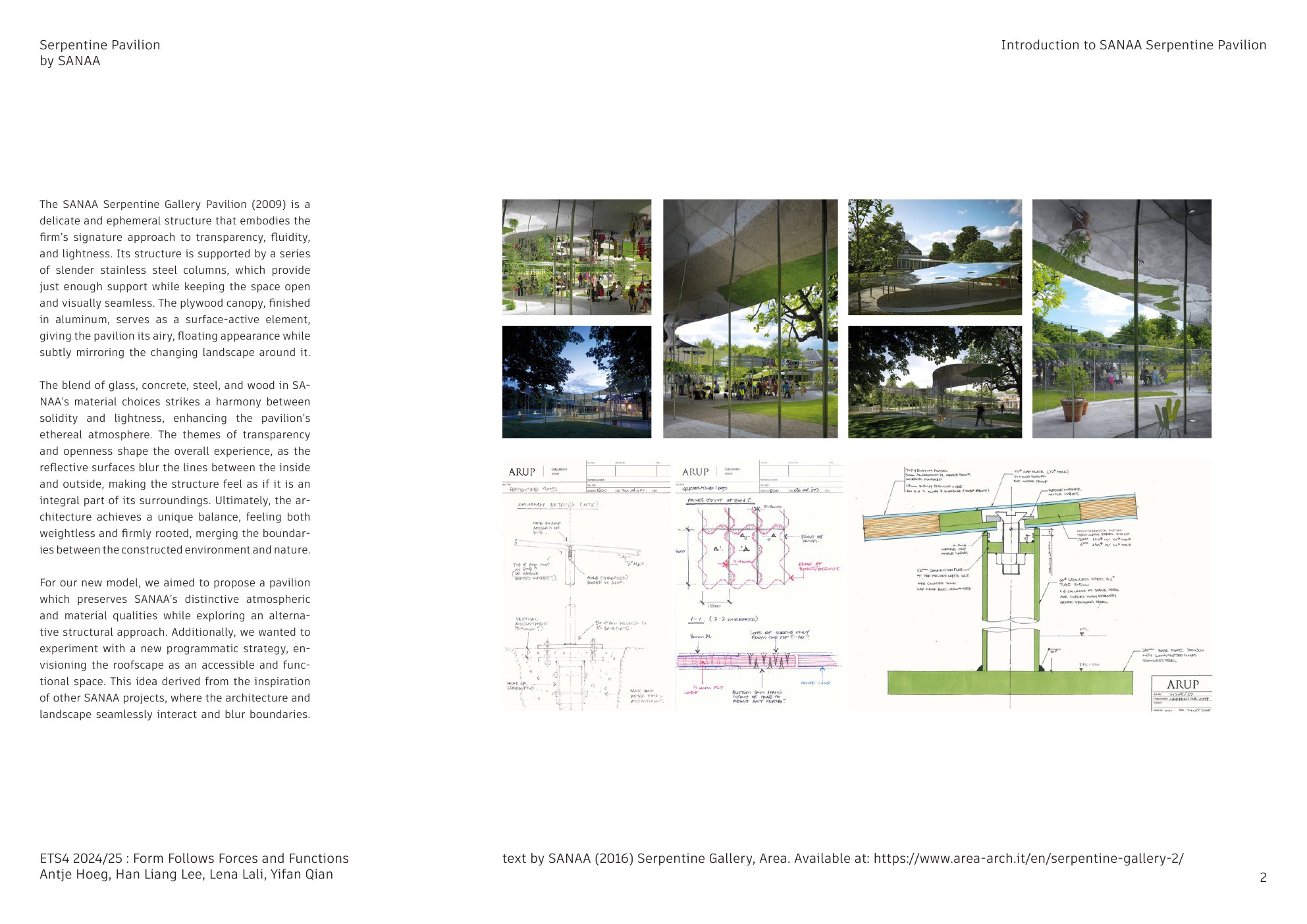 Form Follows Forces and Functions, portfolio page 2