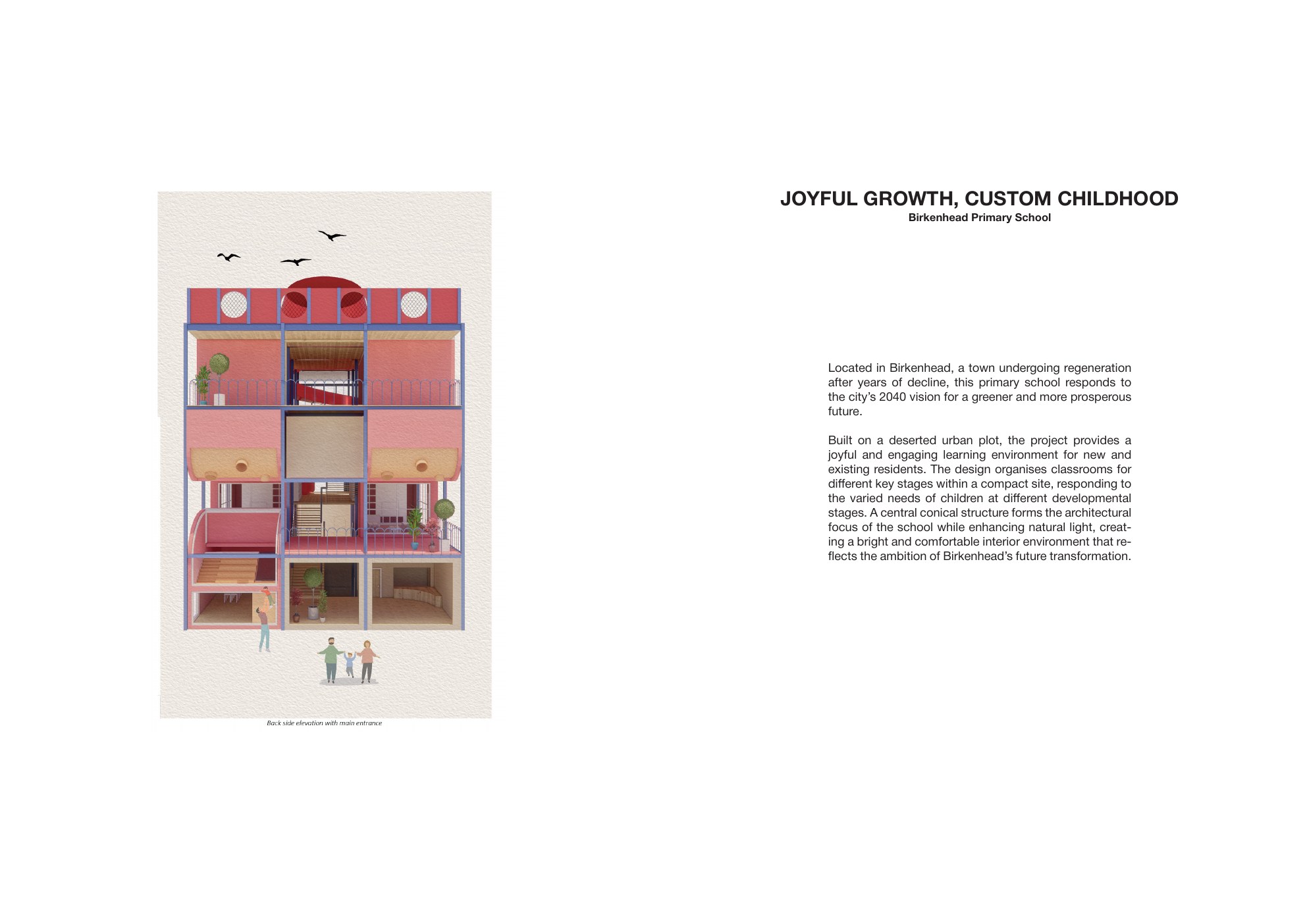 Joyful Growth, Custom Childhood, portfolio page 1