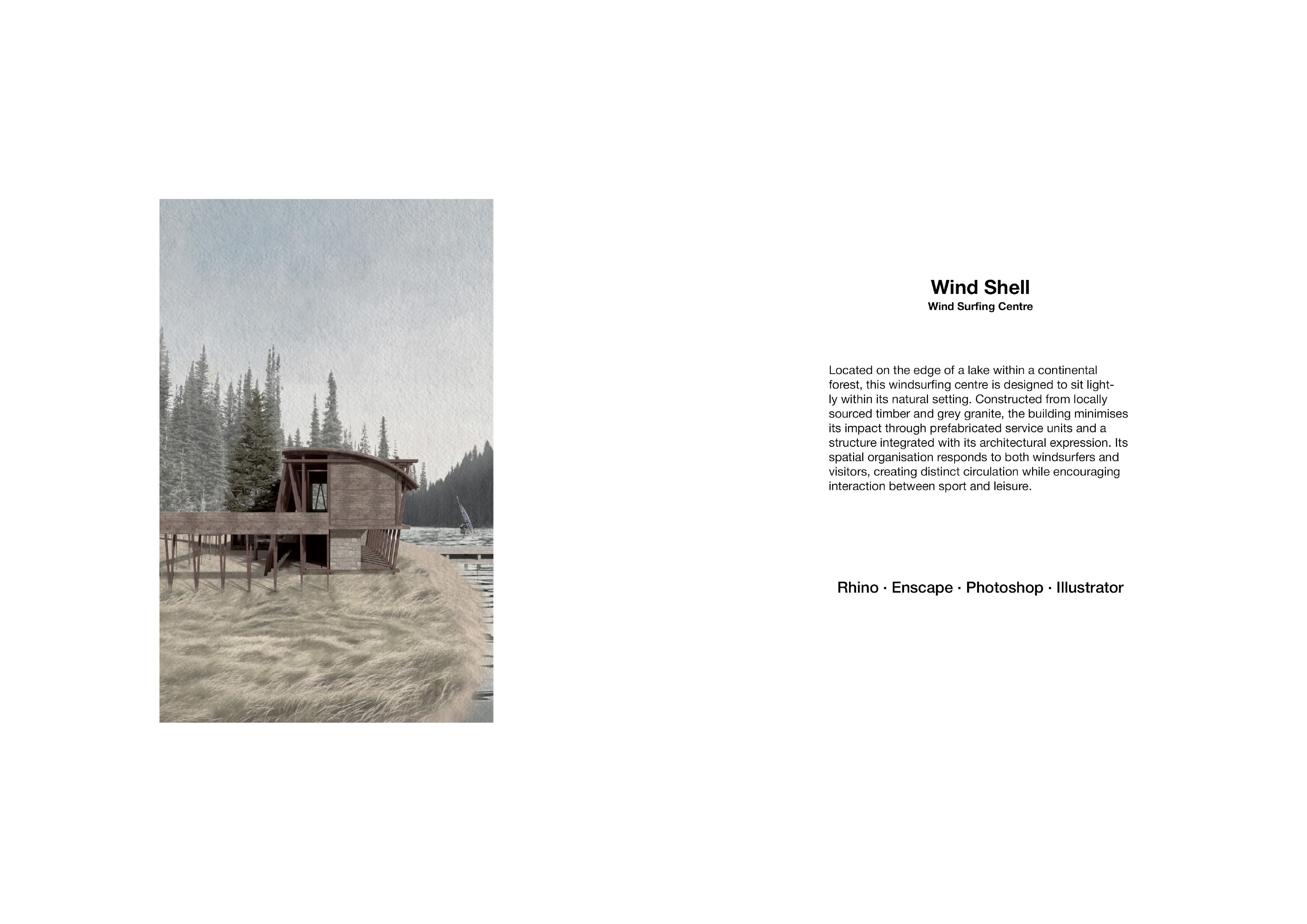 Windshell, portfolio page 1